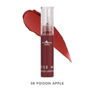 Italia Deluxe Mousse Matte Liquid Lipstick Velvet Finish Longwear poison apple
